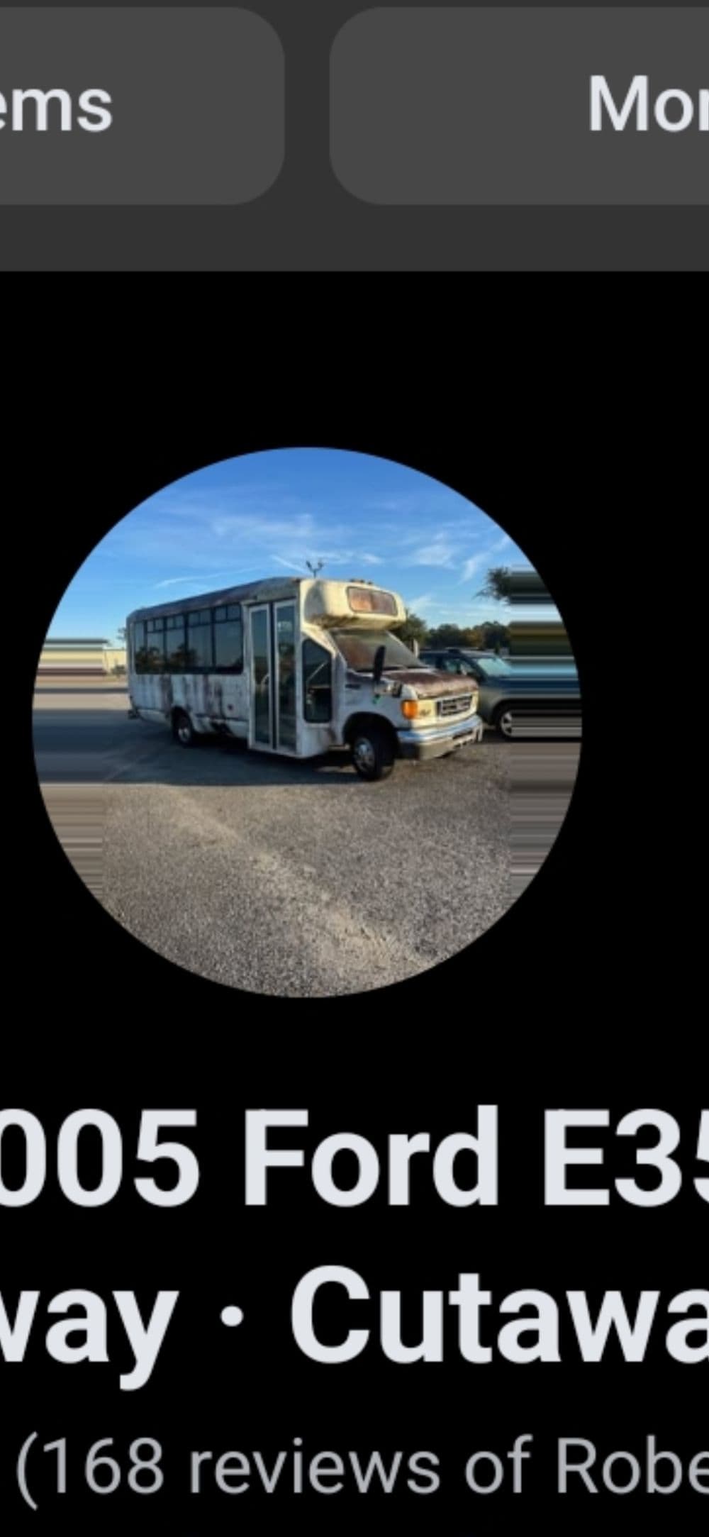 2005 Ford E350 bus