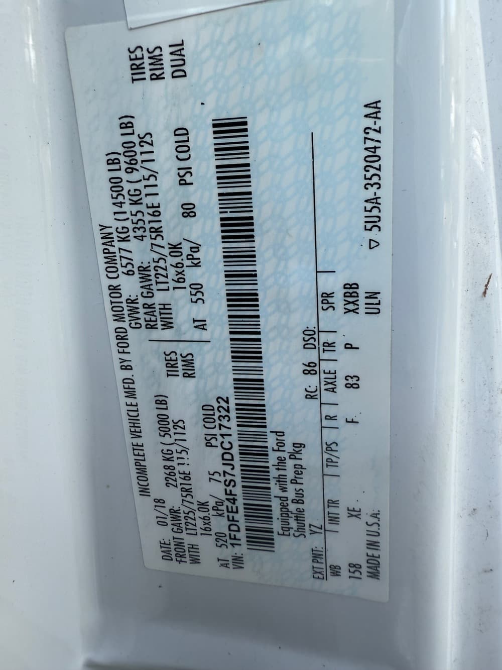 2018 Ford  450 super duty  - Image 3