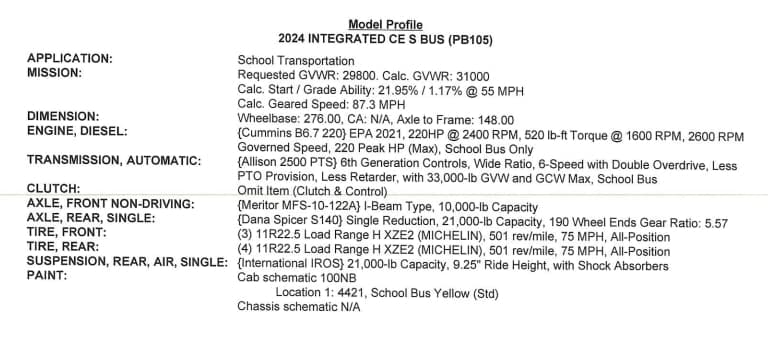 2024 International CE School Bus - Image 4