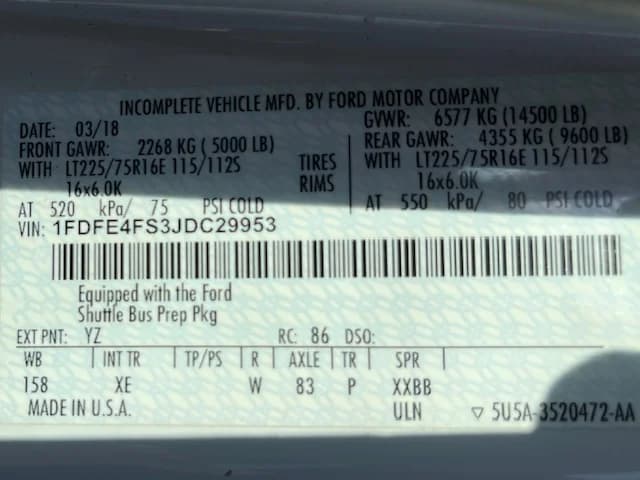 2018 Ford E450 ADA Shuttle Bus - Image 35
