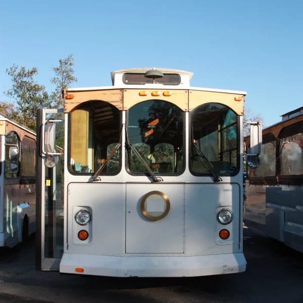 1995 Ward Supertour Trolley bus