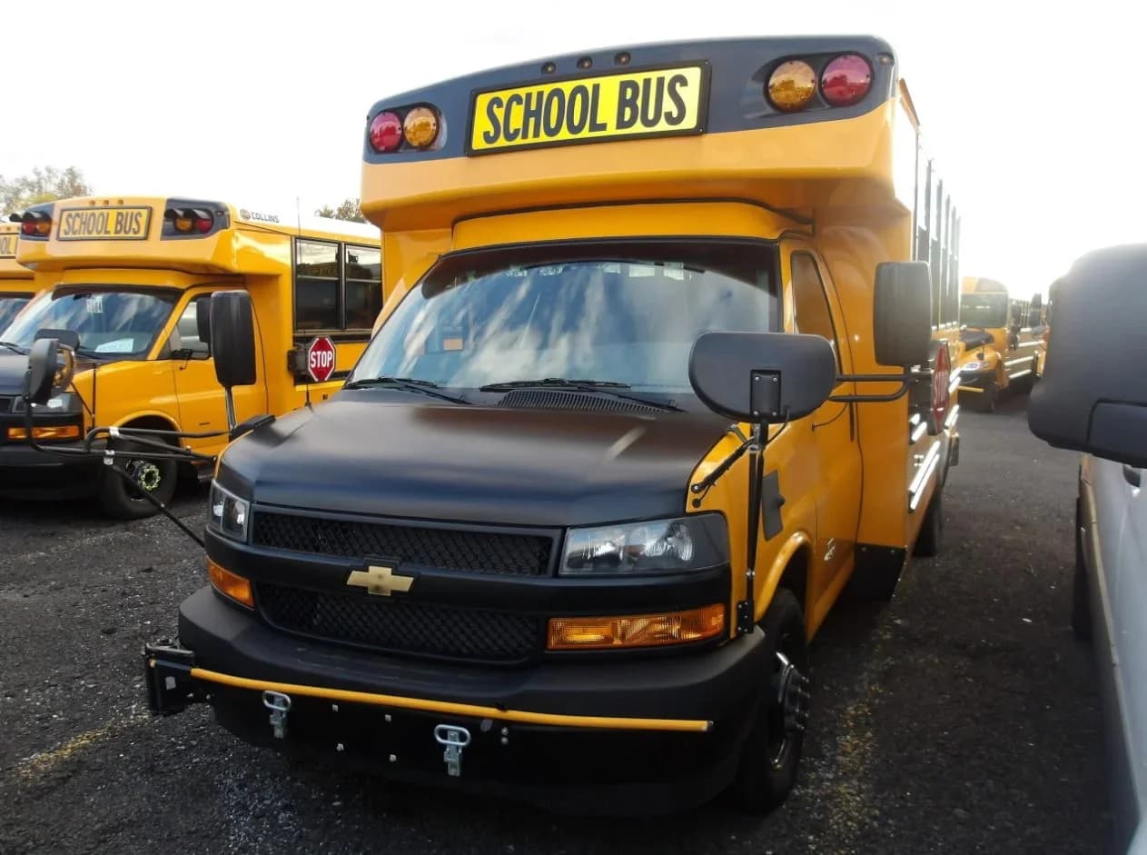 2024 Collins GM ZEV4 School Bus - Image 1