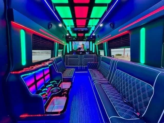 2024 Mercedes Benz Sprinter 3500XD Party Bus - Image 9