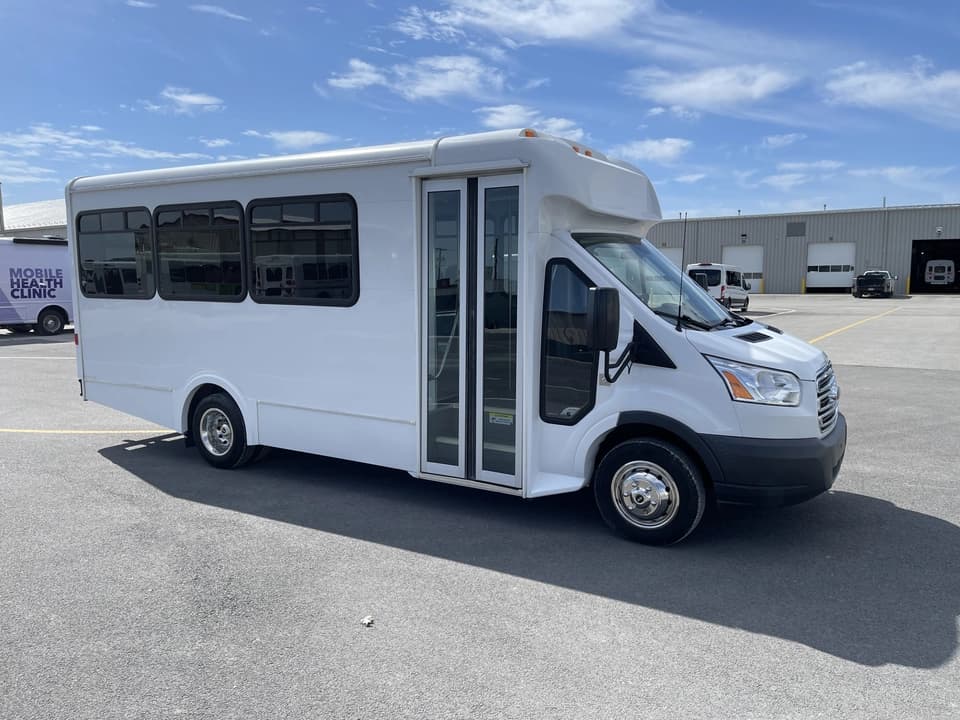 2018 Ford Transit 350 Glaval Shuttle Bus - Image 1