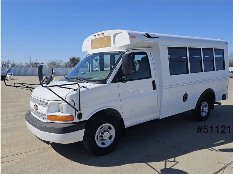 2014 Chevrolet Express 3500 Shuttle Bus - Image 2