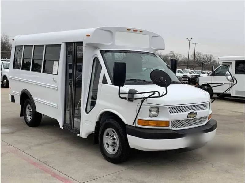 2013 Chevrolet Express 3500 Shuttle Bus - Image 1