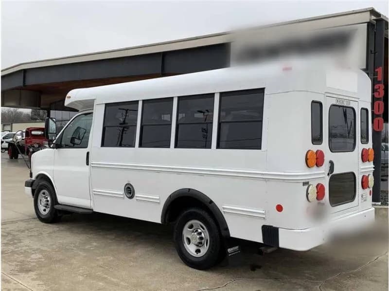 2013 Chevrolet Express 3500 Shuttle Bus - Image 2