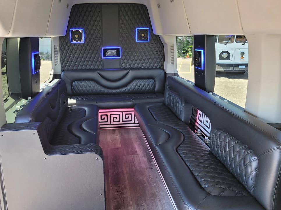 2023 VIP Coach Designs Ford Transit Limo Bus - Image 4