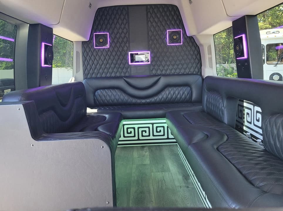 2023 VIP Coach Designs Ford Transit Limo Bus - Image 8