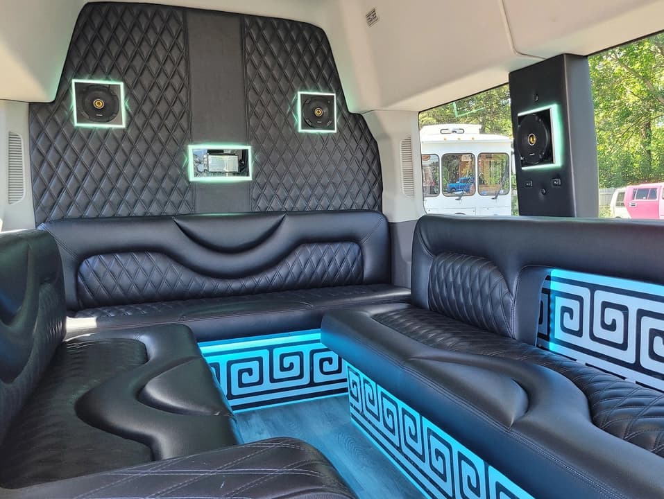 2023 VIP Coach Designs Ford Transit Limo Bus - Image 2