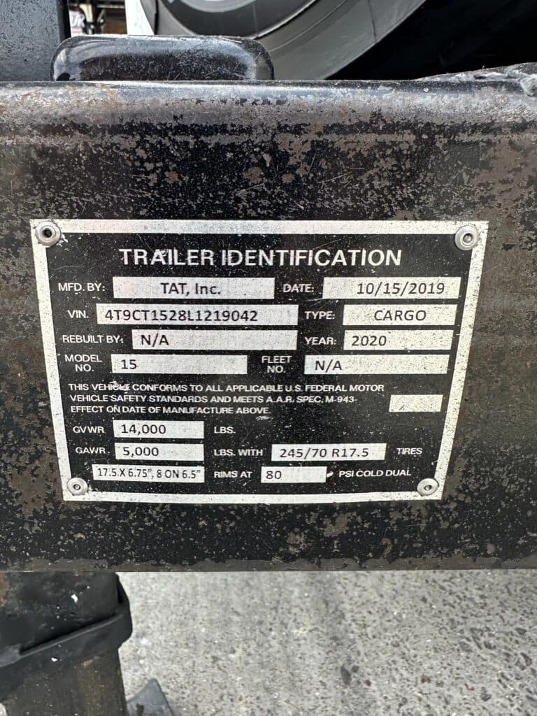 2020 TAT Inc Cargo 15 Trailers - Image 12