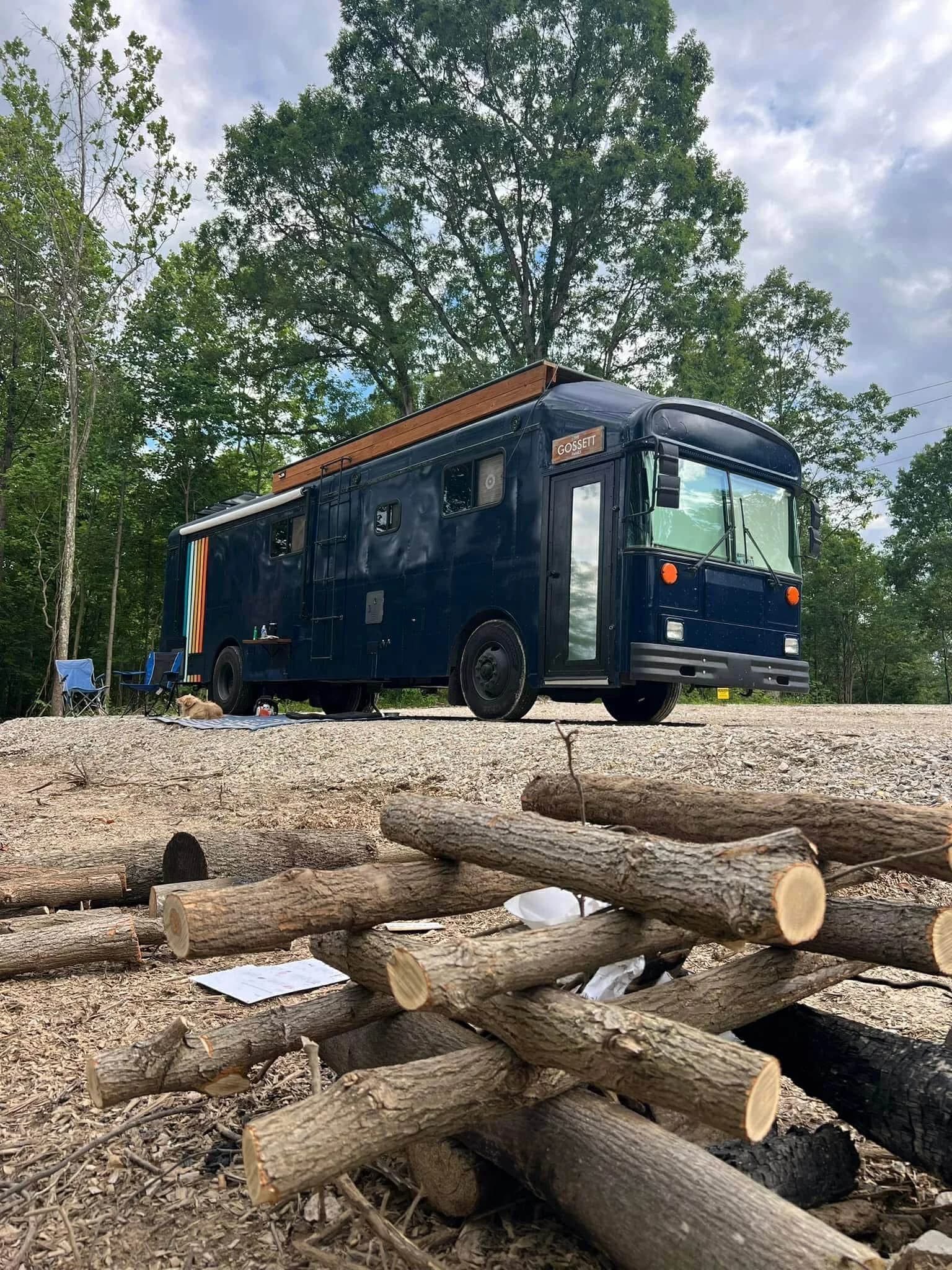 1992 Blue Bird Flat Nose Skoolie - Image 1