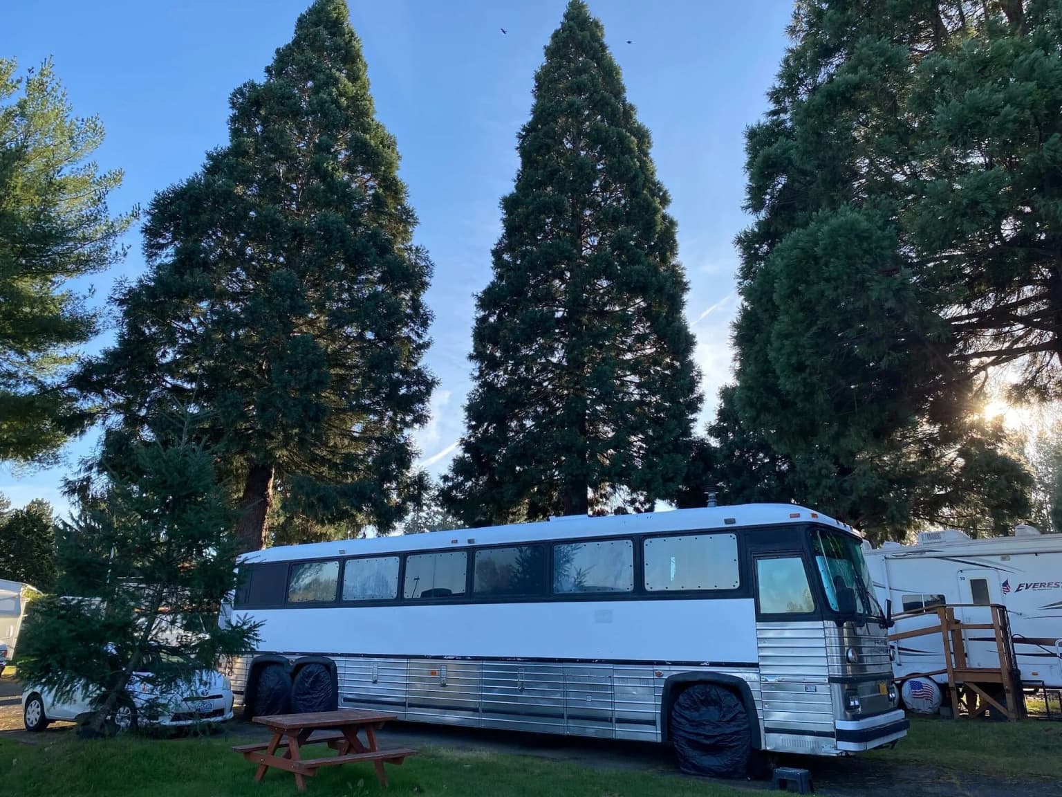 1993 MCI MC12 Flat Nose Skoolie Conversion - Image 1