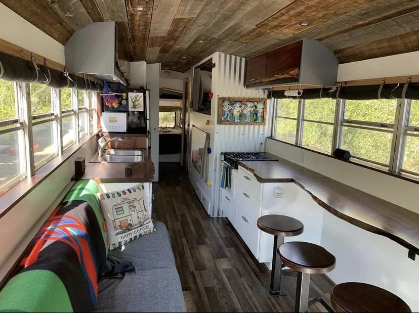 1989 International Blue Bird Skoolie Conversion - Image 2