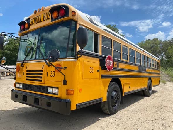 2009 Blue Bird All American School Bus - Image 1