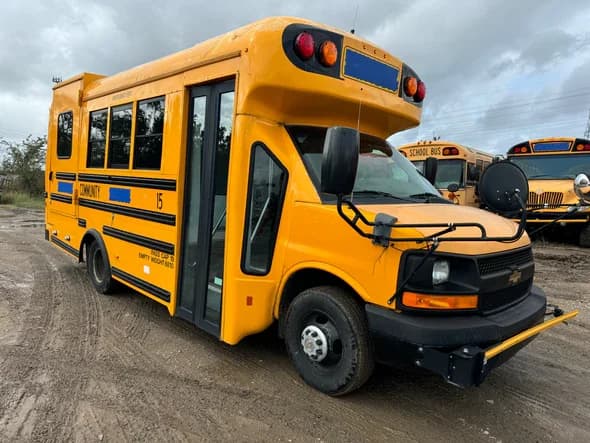 2013 Chevrolet Starcraft Micro Bird School Bus - Image 1