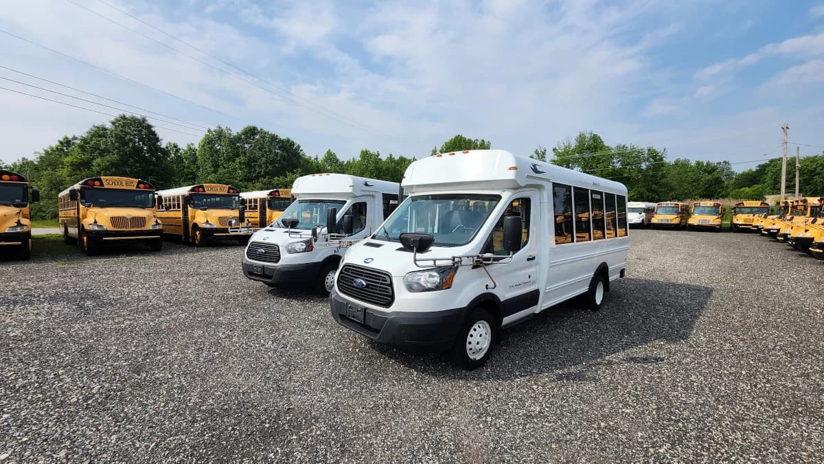 2 Matching 2019 Ford Transit 350 Activity Buses - Image 14
