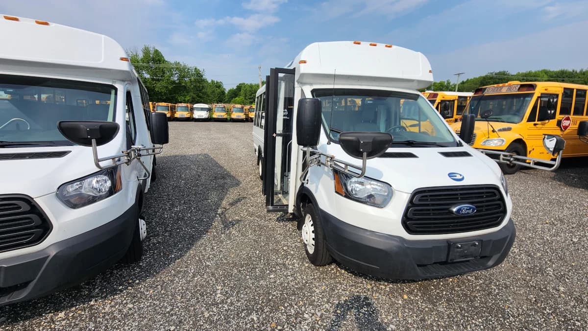 2 Matching 2019 Ford Transit 350 Activity Buses - Image 17