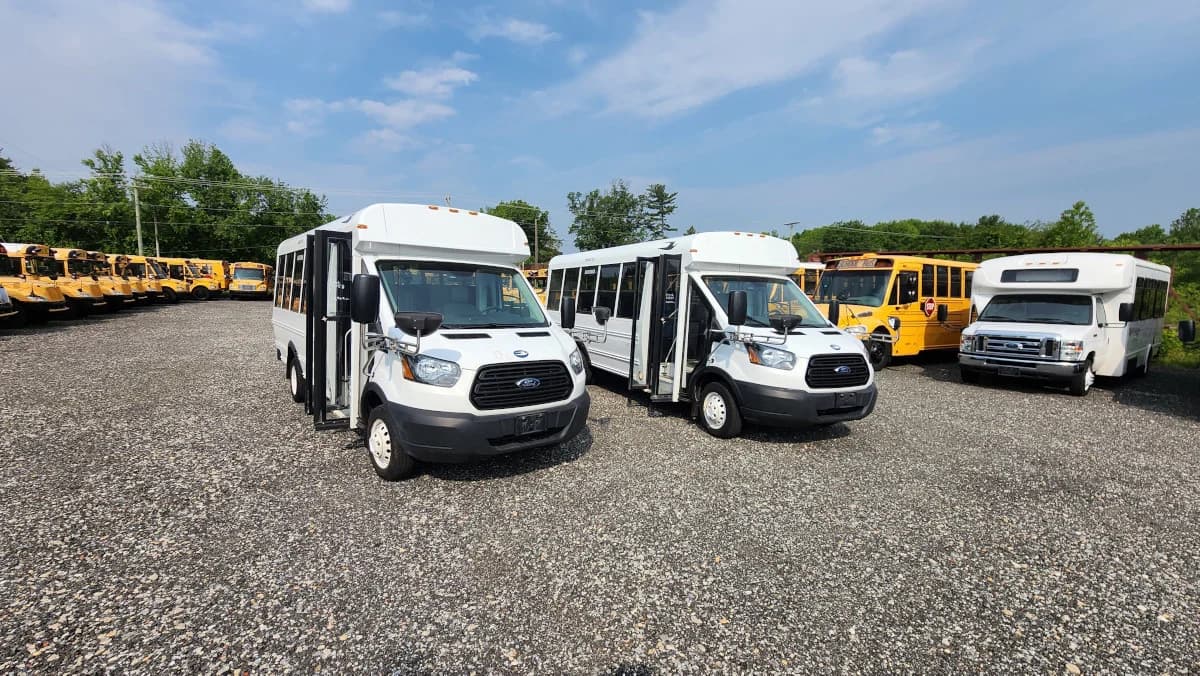 2 Matching 2019 Ford Transit 350 Activity Buses - Image 2