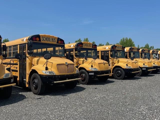 2 Matching School Bus Fleet - Image 3