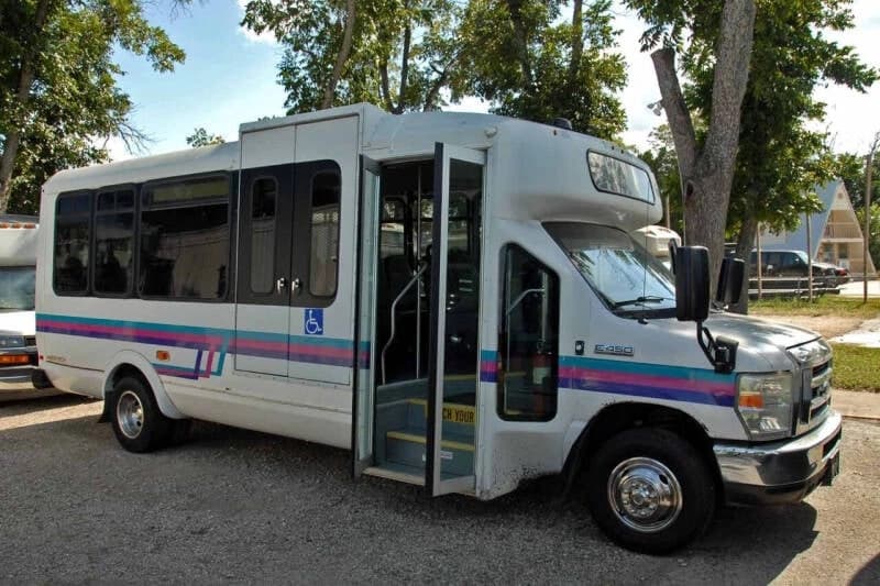 2017 Ford E450 ADA Shuttle Bus - Image 1