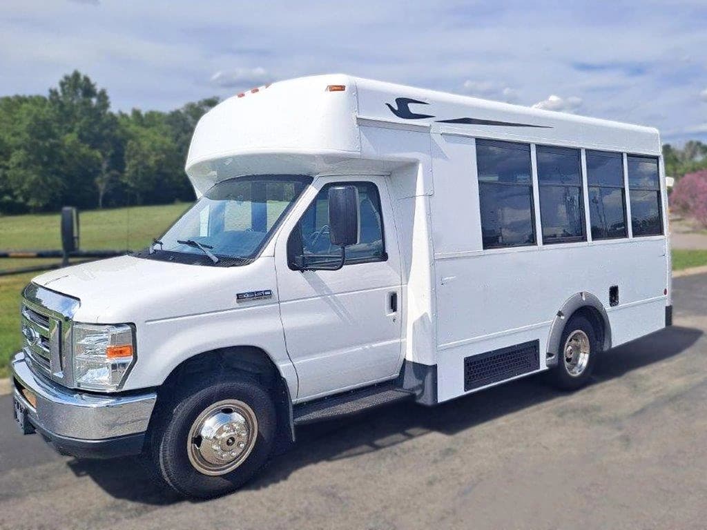 2016 Ford E350 Blue Bird Shuttle Bus - Image 2