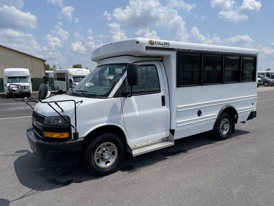 2017 Chevrolet Express 3500 Collins Shuttle Bus - Image 1