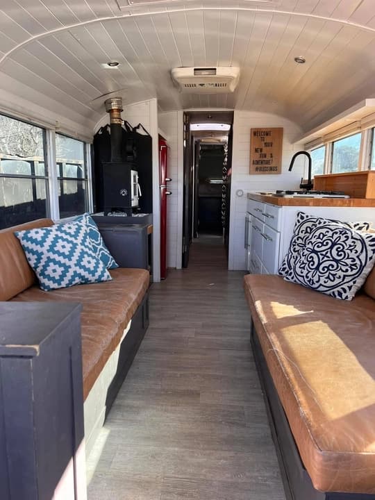1999 Blue Bird Skoolie Conversion - Image 2