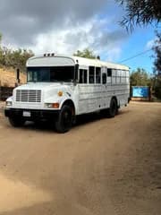 1995 Blue Bird Dog Nose bus