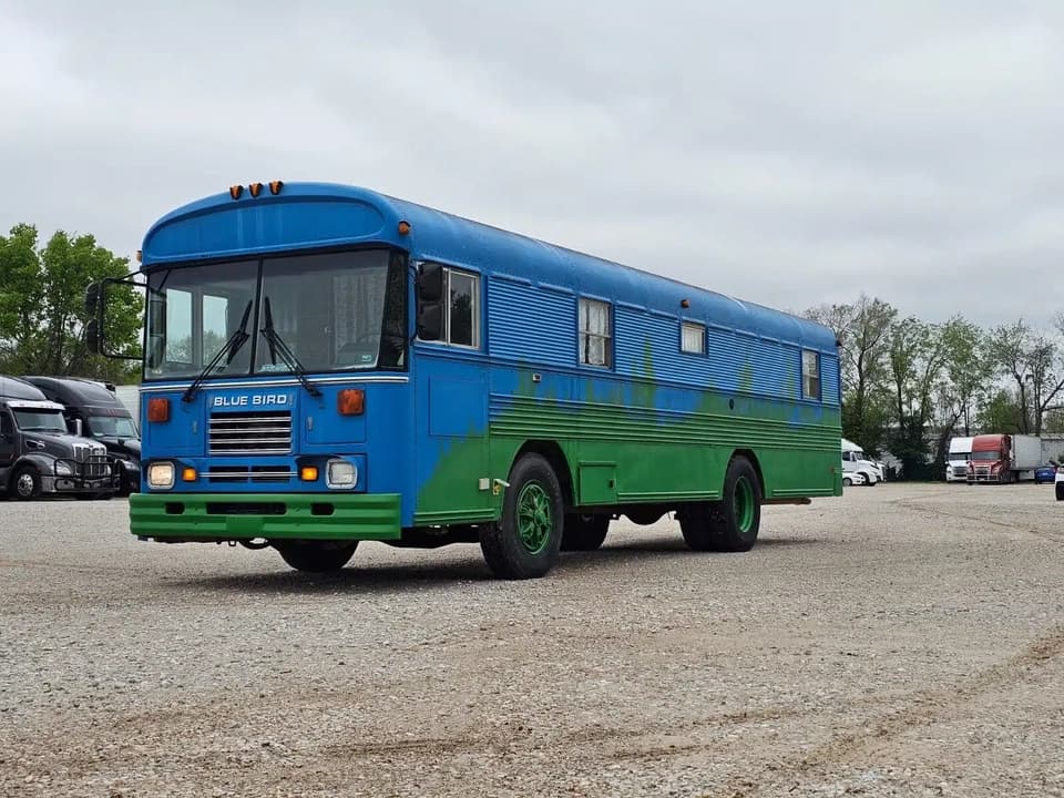 1998 Blue Bird Flat Nose Skoolie Conversion - Image 1
