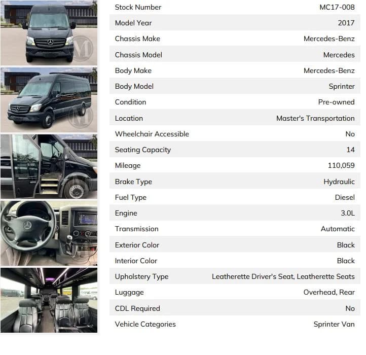 2017 Mercedes Sprinter - Image 2