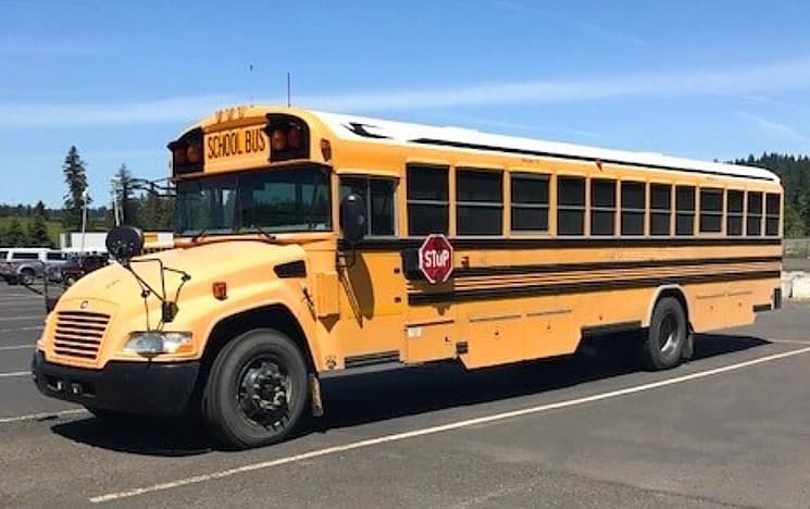 2009 Blue Bird Dog Nose School Bus - Image 2