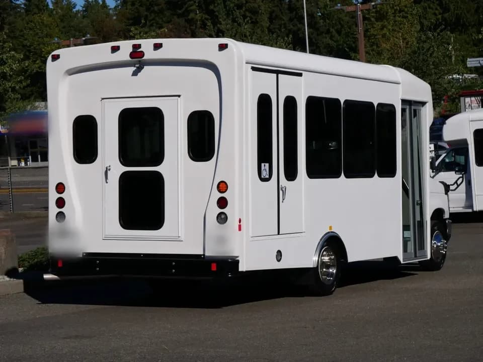 2025 Ford E350 HLE ADA Shuttle Bus - Image 2
