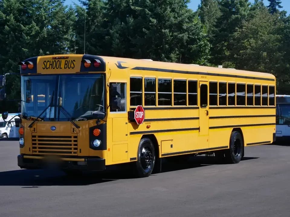 2010 Blue Bird All American School Bus - Image 1