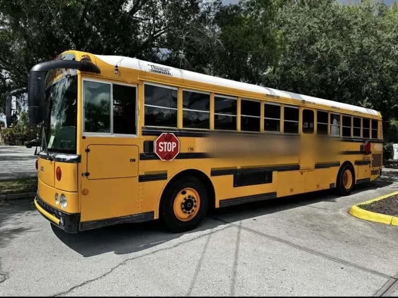 2003 Thomas SAF T-Liner School Bus - Image 1