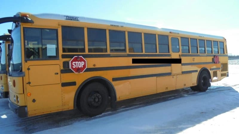 2009 Thomas Flat Nose School Bus - Image 1