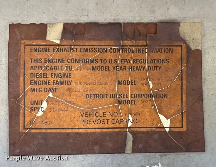 1996 Prevost Xl Coach coach bus Coach - Image 66