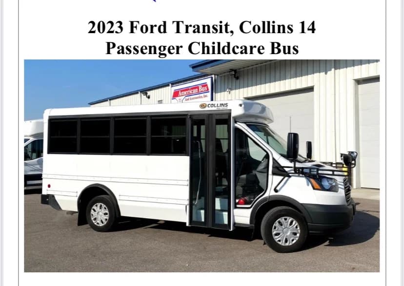 2023 Ford Transit T-350 bus