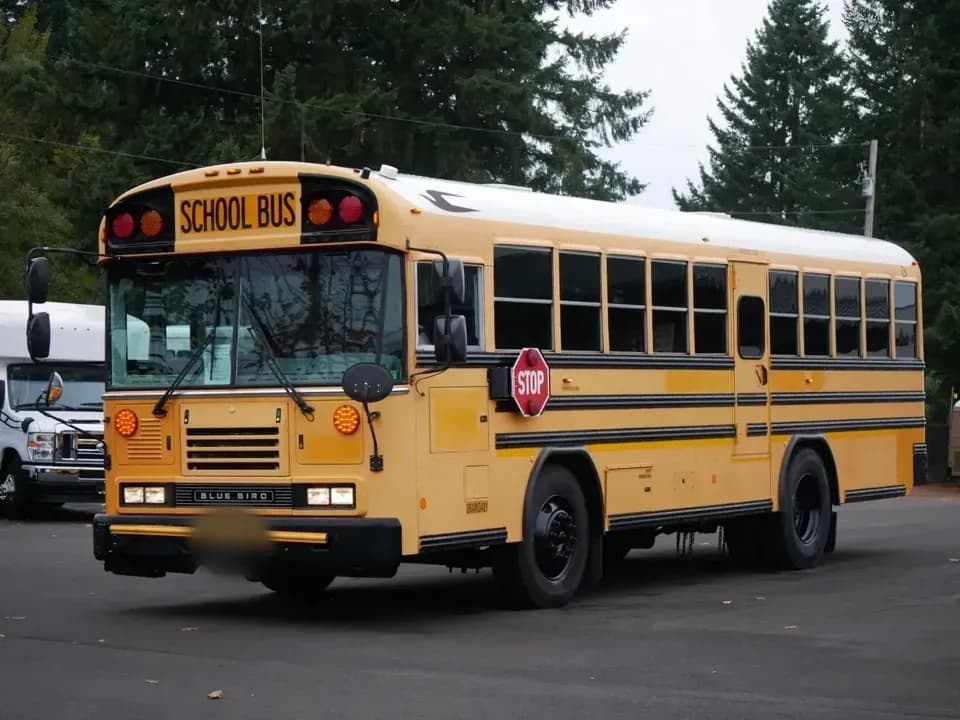 2013 Blue Bird All American ADA School Bus - Image 1