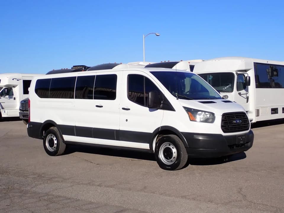2016 Ford Transit 350 Passenger Shuttle Bus - Image 1