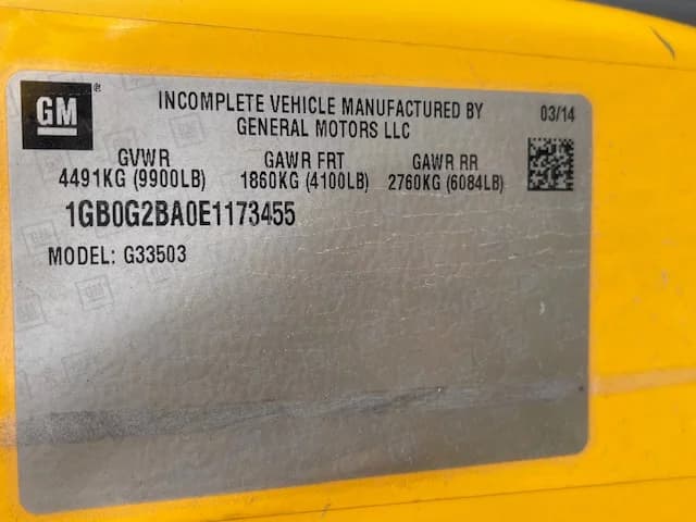 2014 Chevrolet 20 Passenger Blue Bird - Image 14
