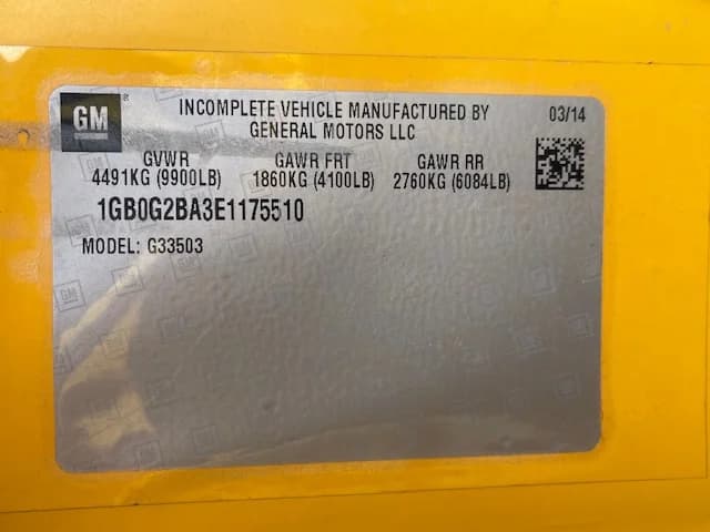 2014 Chevrolet Express Micro Bird 20 Pass School Bus - Image 13