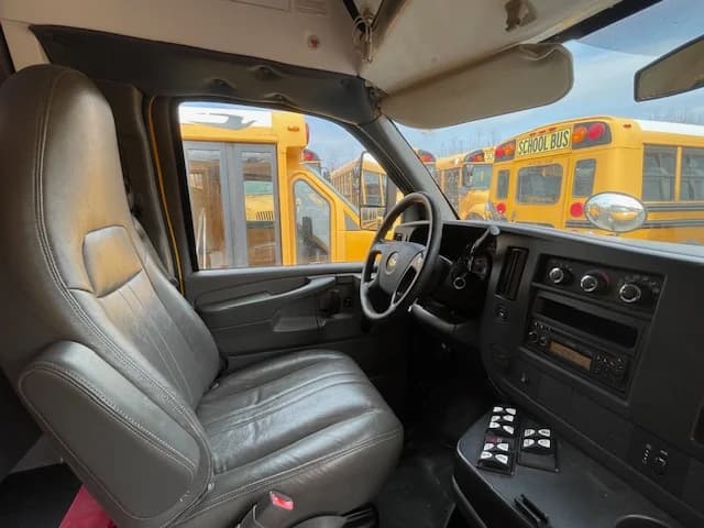 2014 Chevrolet Express Blue Bird 20 Passenger School Bus - Image 8