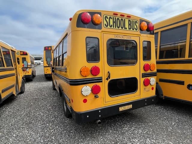 2014 Chevrolet Express Blue Bird 20 Passenger School Bus - Image 3