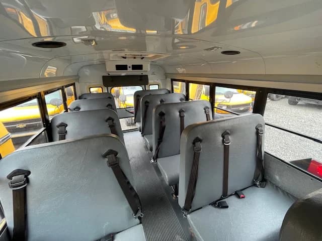 2014 Chevrolet Express Blue Bird 20 Passenger School Bus - Image 3