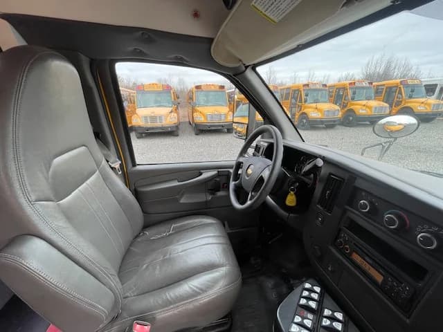 2014 Chevrolet Express Blue Bird 20 Passenger School Bus - Image 7