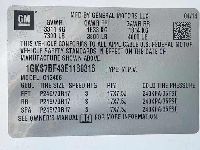 2014 GMC 7 Passenger School Van - Image 29