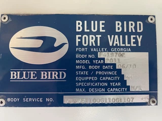 2011 Blue Bird FE Flat Nose Activity Bus - Image 21