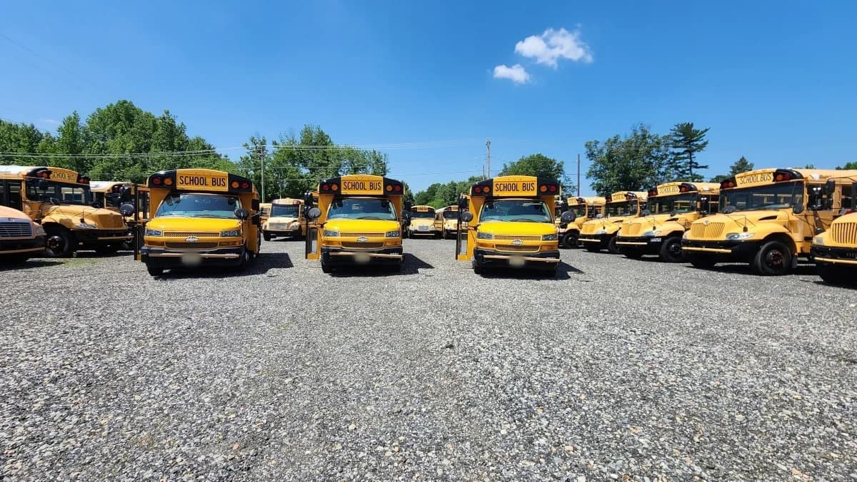 3 Matching 2021 Chevy NJ Spec Minotour 24 Passenger Buses - Image 6