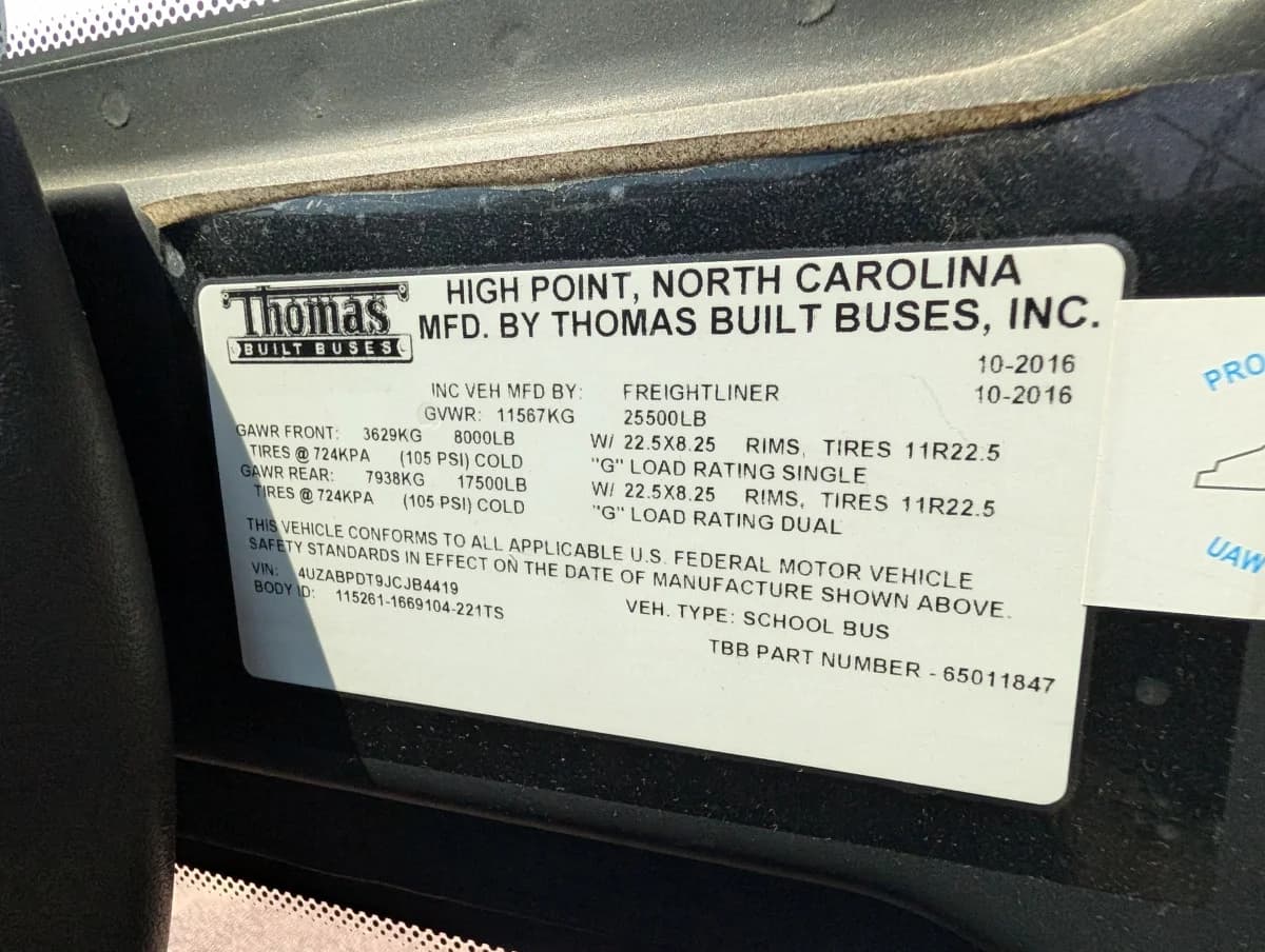 2018 Freightliner Thomas  C2 48P - Image 25